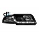 Phare DECTANE D-LITE phares Audi A4 B5 1995 à 1998 - NOIR
